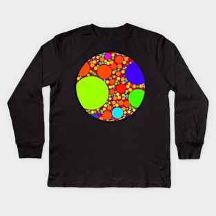 Random Tiling code by Philippe Guglielmetti Kids Long Sleeve T-Shirt